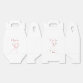 Abstrakte Rentiere Geschenkschachtel (Ungeklappt)