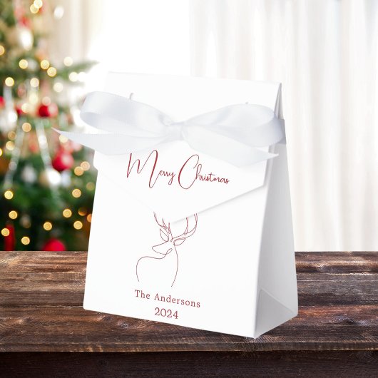 Abstrakte Rentiere Geschenkschachtel