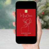 Abstrakte Rentierzucht Weihnachten