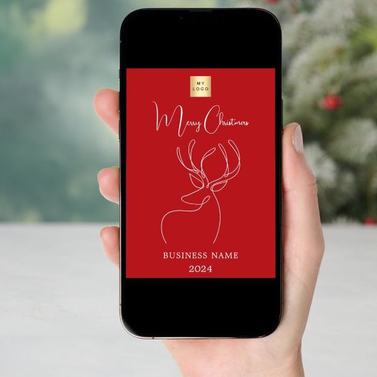 Abstrakte Rentierzucht Weihnachten