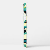 Abstrakte Retro 70er Hippie Waves Artwork | Case-Mate iPhone Hülle (Rückseite / Rechts)