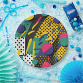 Abstrakte Retro 80er 90s Theme Party Teller (Party)