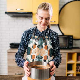 Abstrakte Retro-Kunst Schürze