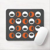Abstrakte Retro moderne Bereiche Mousepad (Mit Mouse)
