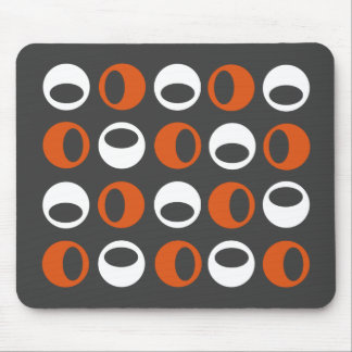 Abstrakte Retro moderne Bereiche Mousepad