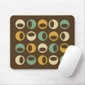 Abstrakte Retro moderne Bereiche Mousepad (Mit Mouse)