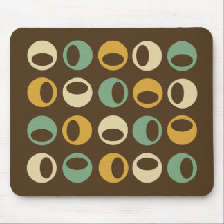 Abstrakte Retro moderne Bereiche Mousepad
