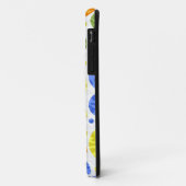 Abstrakte Retro Polka Dots | Leopard Print Case-Mate iPhone Hülle (Hinten/Links)
