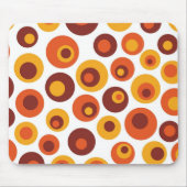 Abstrakte retro Runde Mousepad (Vorne)
