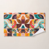 Abstrakte Retro-Sammlung Moderner Platz Badhandtuch Set (Handtuch)