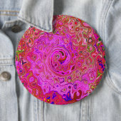 Abstrakte Retro-Swirbel in rosa Marmorfarben Button (Beispiel)