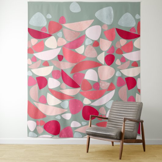 Abstrakte Retro Wandteppich (Beispiel)