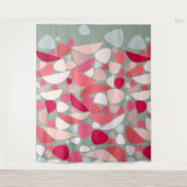 Abstrakte Retro Wandteppich (Vorderseite)