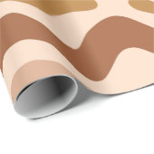 Abstrakte Retro-Waves Geschenkpapier (Rolleneckpunkt)