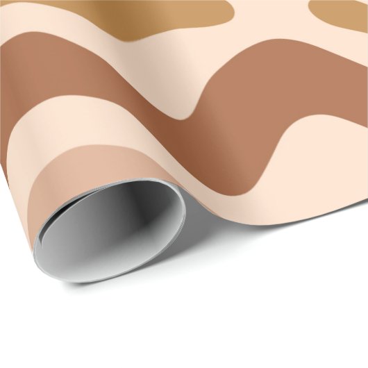 Abstrakte Retro-Waves Geschenkpapier (Rolleneckpunkt)