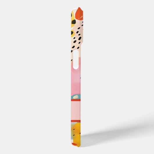 Abstrakte Retrofarben bei Tieren Case-Mate iPhone Hülle (Rückseite / Rechts)