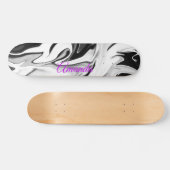 Abstrakte Retrofarben Skateboard (Horizontal)