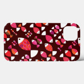 Abstrakte Retrofische unter Wasser Case-Mate iPhone Hülle (Rückseite (Horizontal))