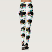 Abstrakte Rhino-Leggings Leggings (Rückseite)