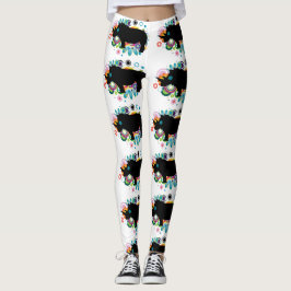 Abstrakte Rhino-Leggings Leggings