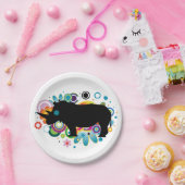 Abstrakte Rhino Paper-Teller Pappteller (Party)