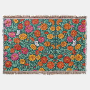 Abstrakte Ringelblumen-Schmetterlinge-Garten-Decke Decke
