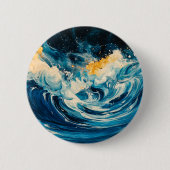 Abstrakte Rippeln Button (Vorderseite)
