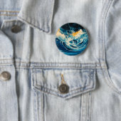 Abstrakte Rippeln Button (Beispiel)