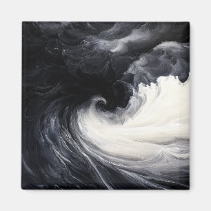 Abstrakte Rippeln Magnet
