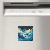 Abstrakte Rippeln Magnet (In Situ (Geschirrspüler))