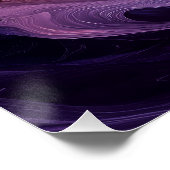 Abstrakte Rippeln Poster (Ecke)