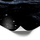 Abstrakte Rippeln Poster (Ecke)