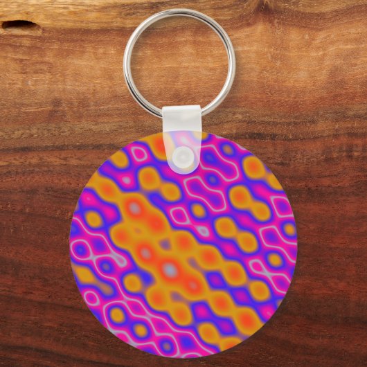 Abstrakte Rippeln Schlüsselanhänger (Vorderseite)