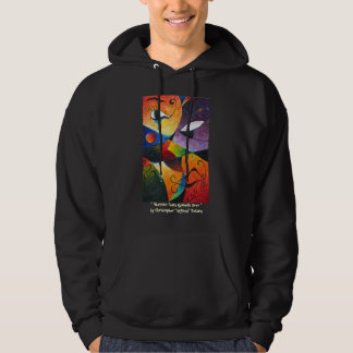 Abstrakte Risse Runneth vorbei durch Christopher - Hoodie