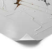 Abstrakte Roaring Lion Poster (Ecke)