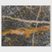 Abstrakte Rocklinie Geschenkpapier (Flach)