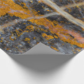 Abstrakte Rocklinie Geschenkpapier (Ecke)