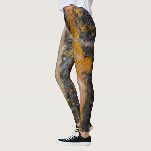 Abstrakte Rocklinie Leggings (Links)