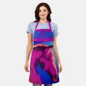 Abstrakte Rodelfarben Personalisiert Schürze (Getragen)