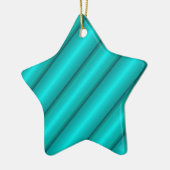 Abstrakte Röhren in Aquamarinen Keramik Ornament (Links)