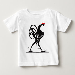 Abstrakte Rooster-Silhouette Baby T-shirt
