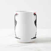 Abstrakte Rooster-Silhouette Kaffeetasse (Mittel)