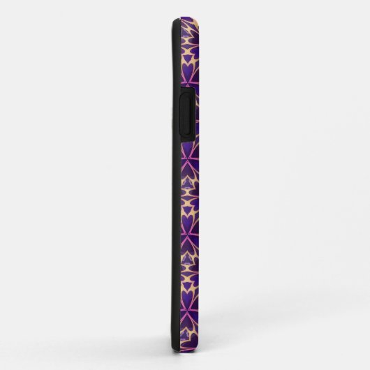 Abstrakte Rosa-Blume Case-Mate iPhone Hülle (Hinten/Rechts)