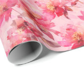 Abstrakte Rosa-Erdnüsse Geschenkpapier (Rolleneckpunkt)