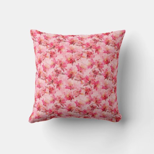 Abstrakte Rosa-Erdnüsse Kissen (Rückseite)