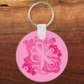 Abstrakte rosa Flacherzeugnisse Schlüsselanhänger (Vorderseite)