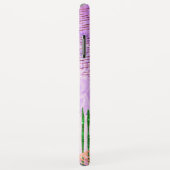 Abstrakte Rosa Foil-Blume Case-Mate iPhone Hülle (Hinten/Rechts)