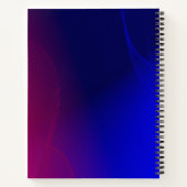 Abstrakte rosa Formen Notizblock (Rückseite)