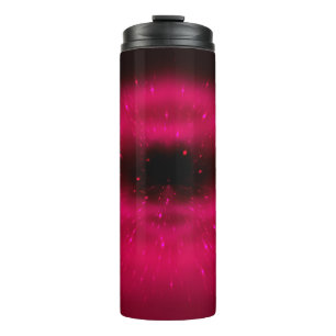 Abstrakte rosa Fraktal-Zusammensetzung. Magische E Thermosbecher