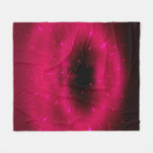 Abstrakte rosa fraktale Komposition. Magische Expl Fleecedecke (Vorderseite (Horizontal))